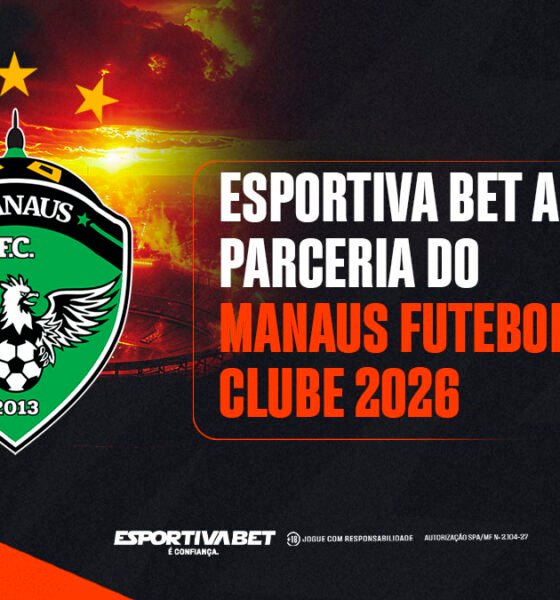Esportiva Bet confirma parceria com o Manaus FC em 2026